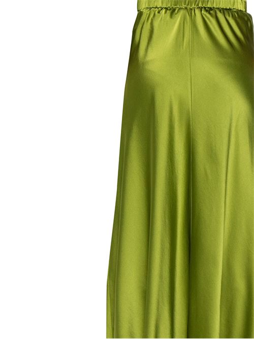 Fern green silk satin skirt FORTE FORTE | 9919FELCE